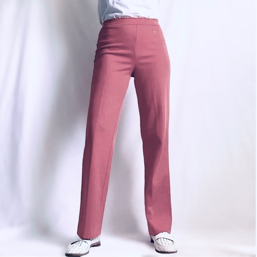 Vintage MCM Givenchy Sport Orchid Mid Century High Rise Wide Leg Pants